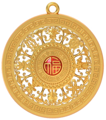 八宝罗盘（不带瓜子扣）￥15