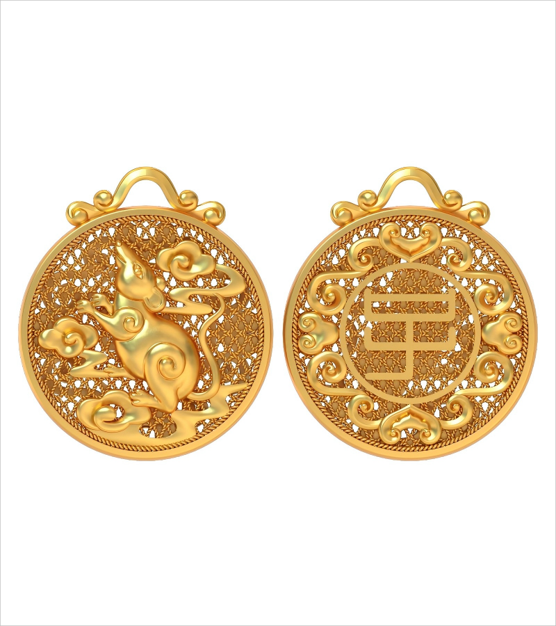 YXH-28325-生肖-鼠￥18