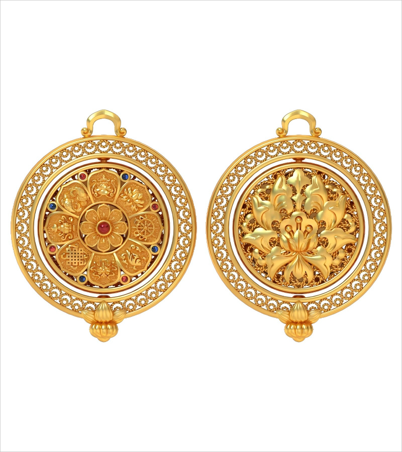 YZQ29832-宝相花（旋转）￥18