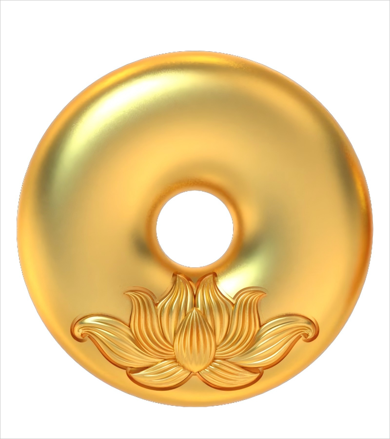 Y39741-莲花平安扣￥12