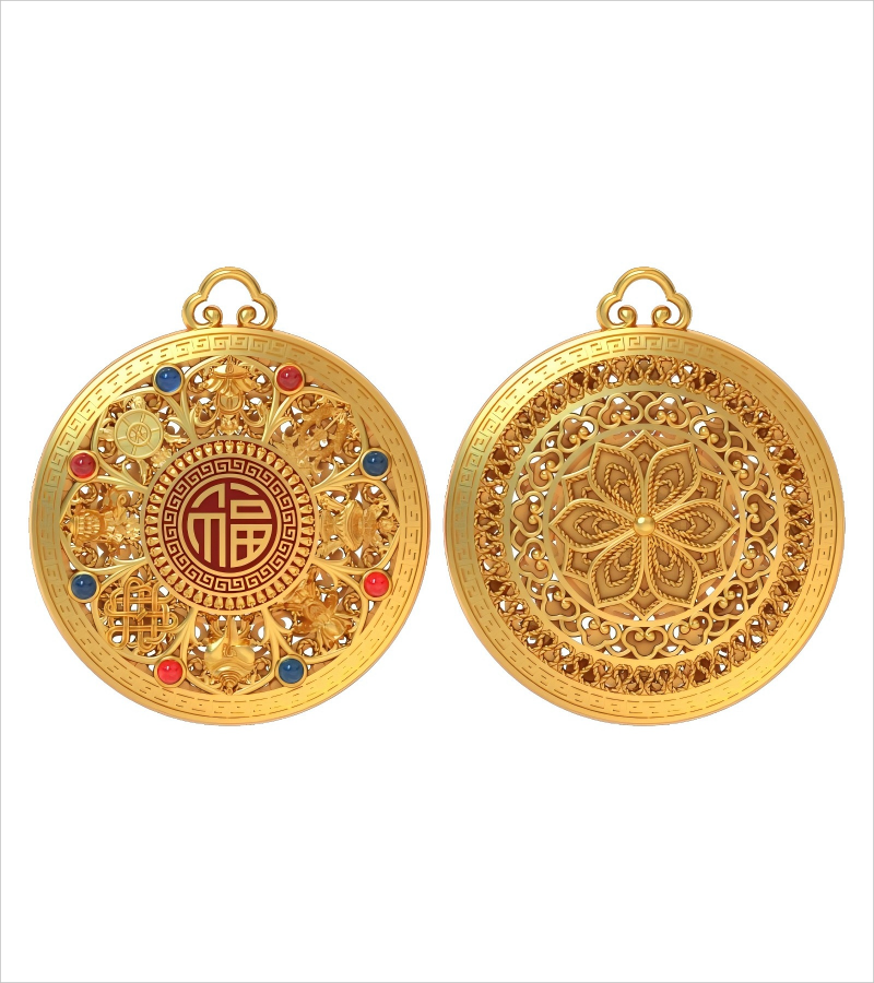 Y50867-花丝八宝 ￥15