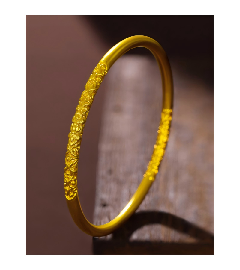 CR11-卷草纹手镯 ￥25