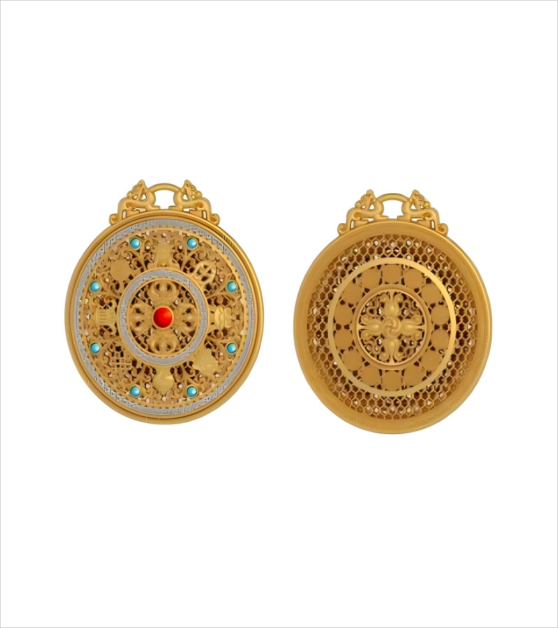 XQ13-花丝八宝（镶石款）￥30