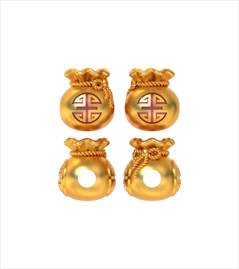 Y190559-福运（三通） ￥6