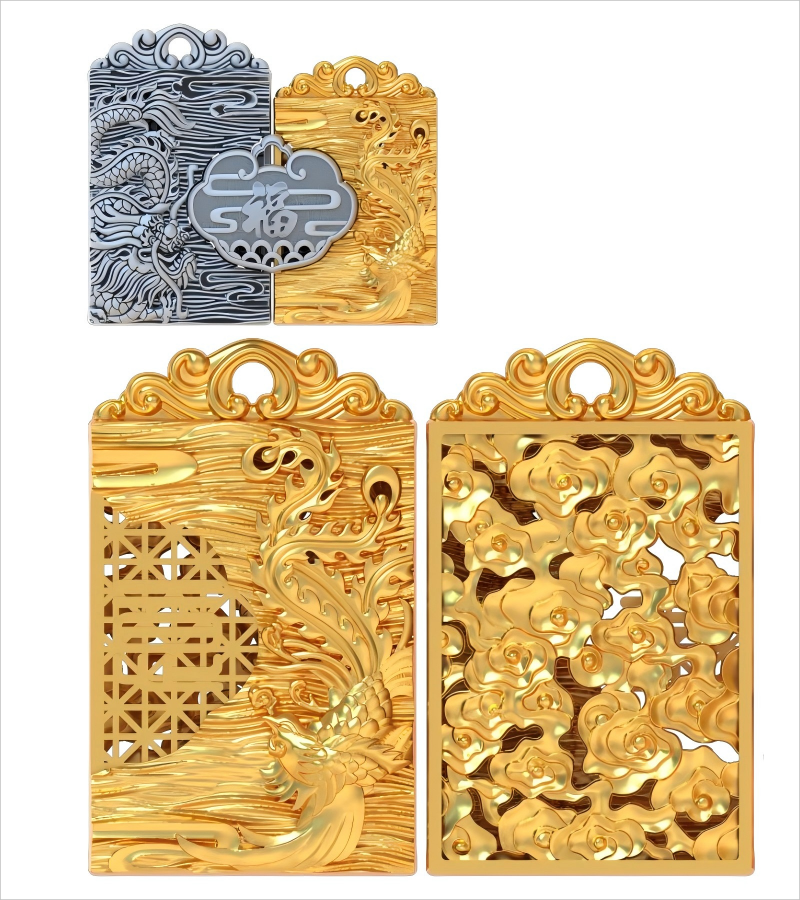 Y38640-龙凤（母亲） ￥20