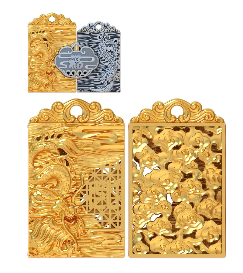 Y38640-龙凤（父亲） ￥22